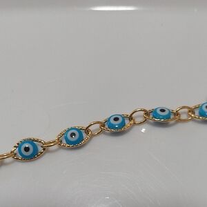 Evil Eye Gold Bracelet